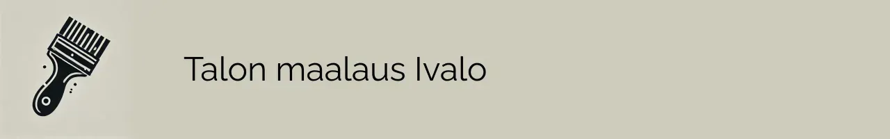 Talon maalaus Ivalo